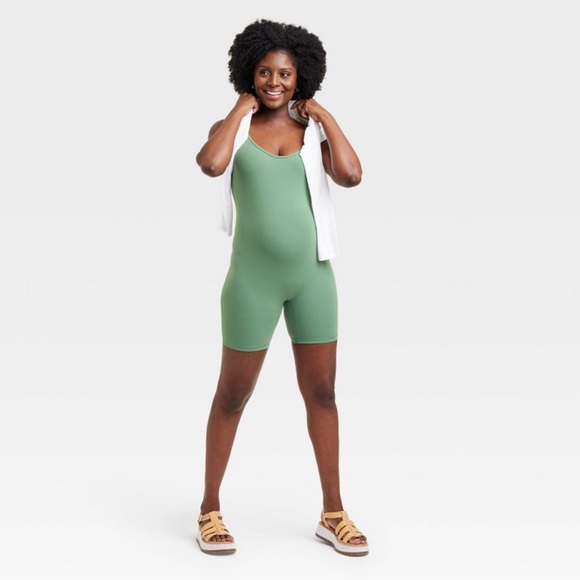 Maternity sleeveless unitard bodysuit - Picture 3 of 3